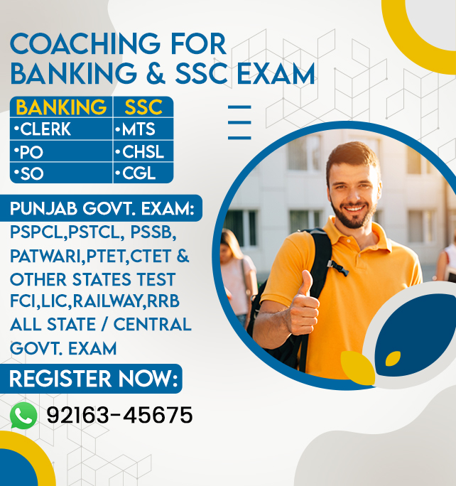 Bank Clerk Coaching Ludhiana